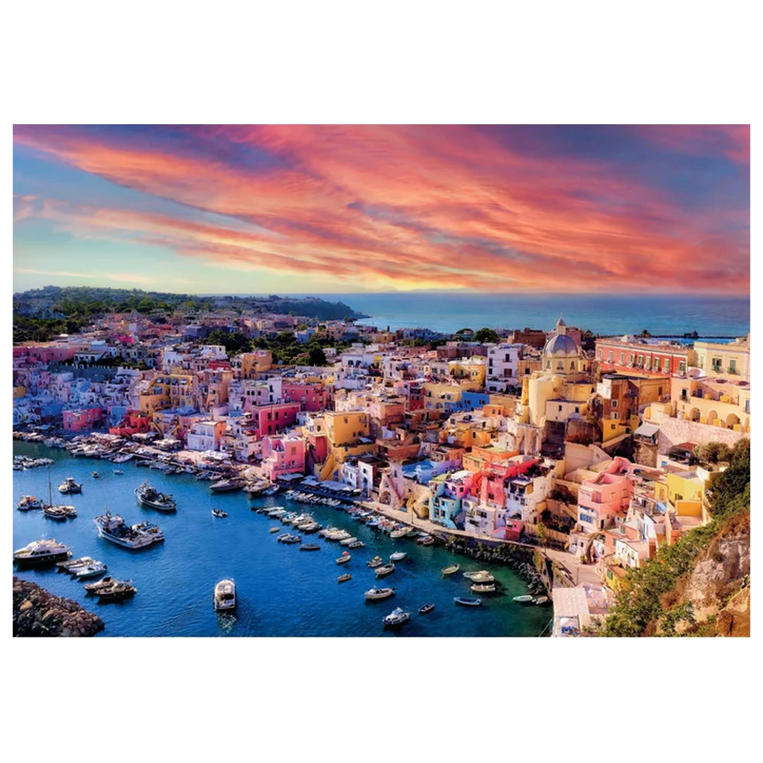 Italy Procida 1500 dílků Puzzle fotografii produktu