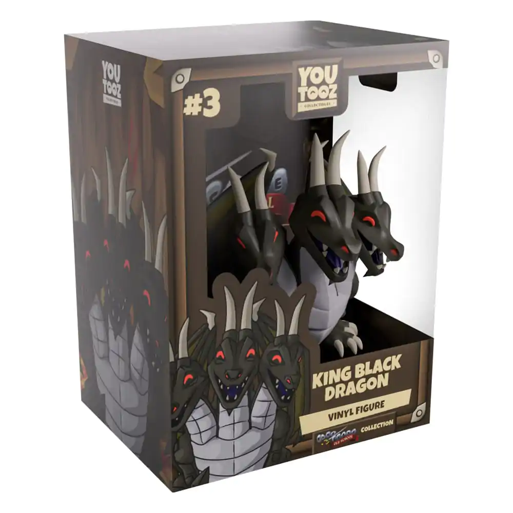Old School RuneScape Vinyl Figure King Black Dragon 10 cm fotografii produktu