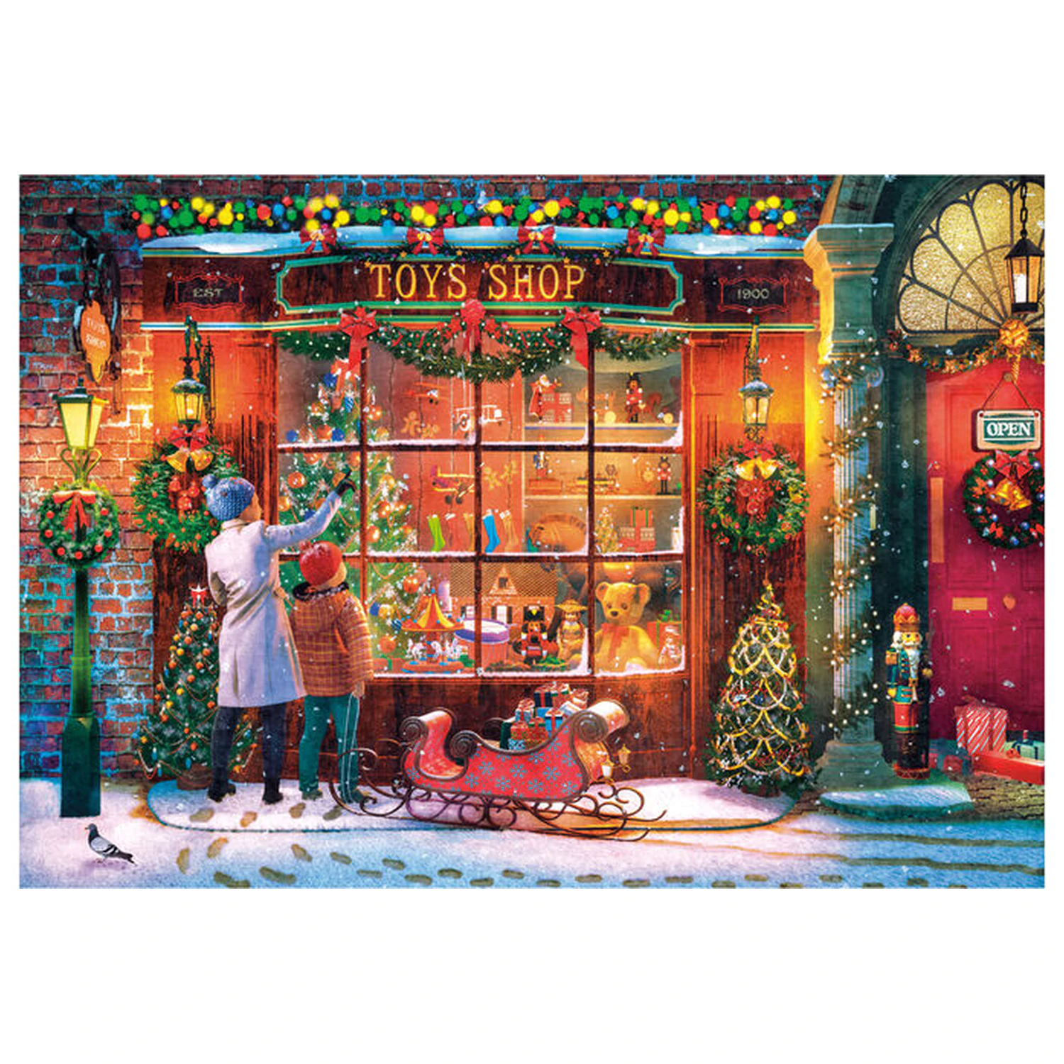Old Toy Shop puzzle 500 ks fotografii produktu