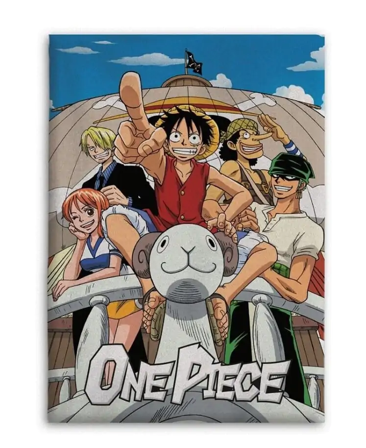 ONE PIECE flanelová deka 110x150cm Straw Hat Crew fotografii produktu