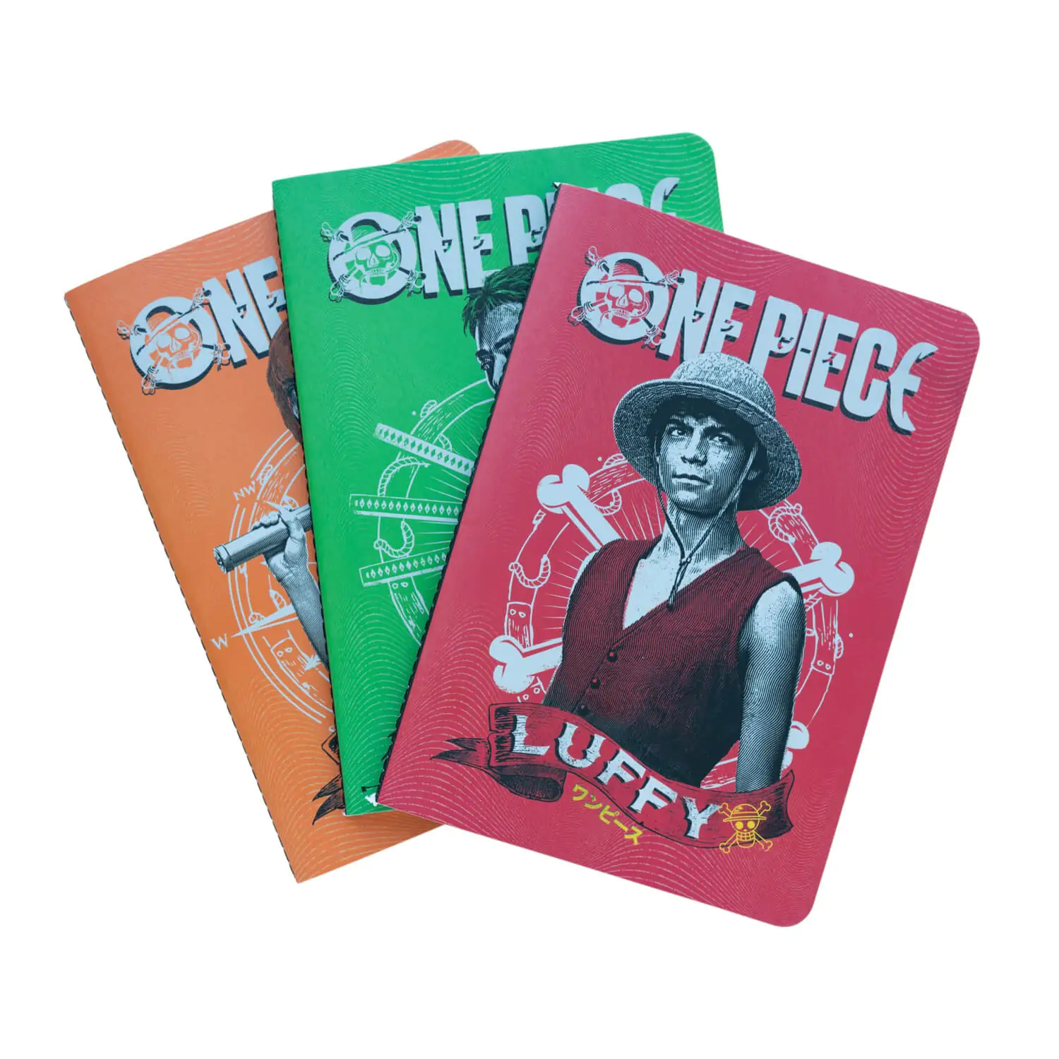 Balíček 3 kusů notebooků One Piece fotografii produktu