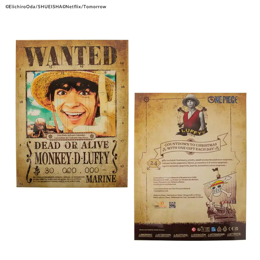 One Piece Adventní kalendář 2025 fotografii produktu