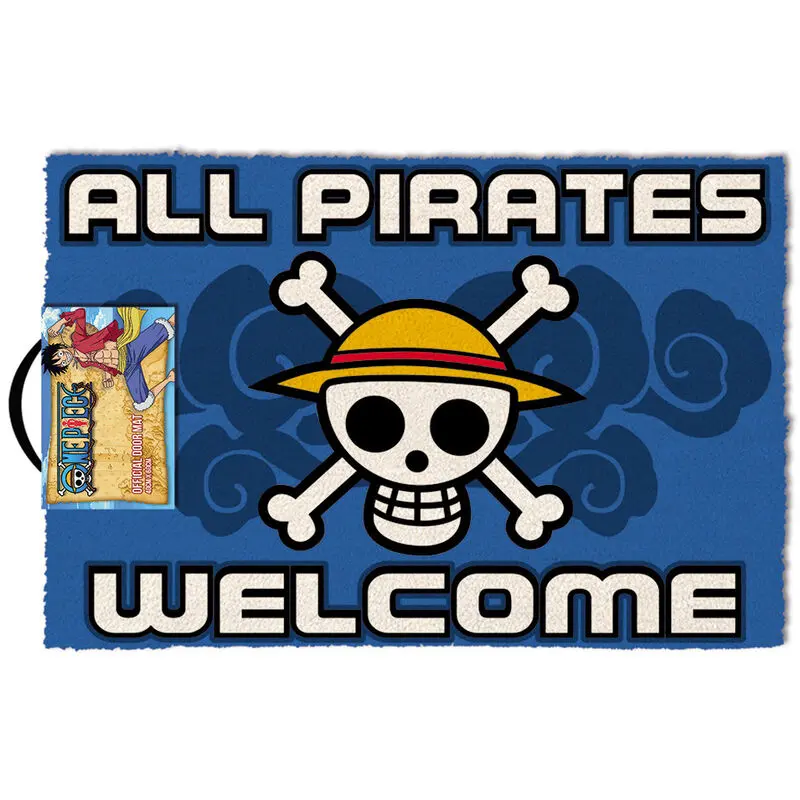 One Piece All Pirates Welcome rohožka 60 x 40 cm fotografii produktu