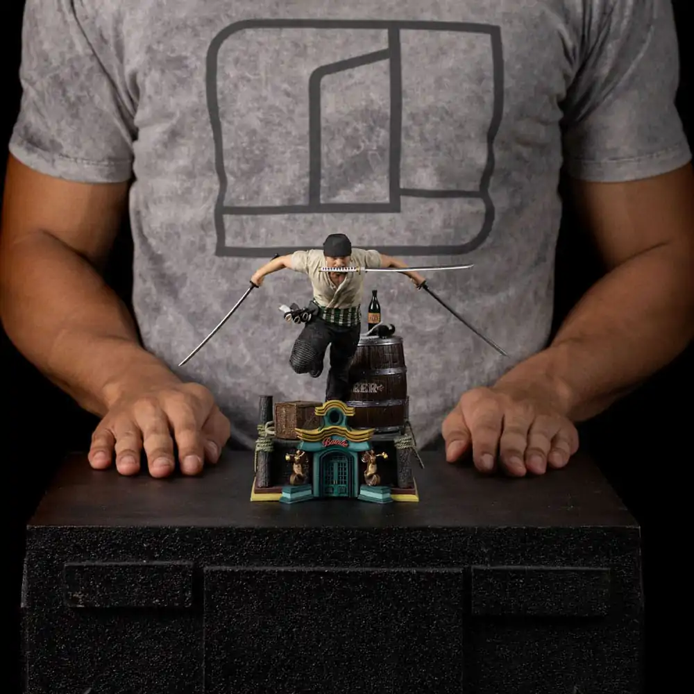 One Piece Art Scale Socha 1/10 Zoro 19 cm fotografii produktu