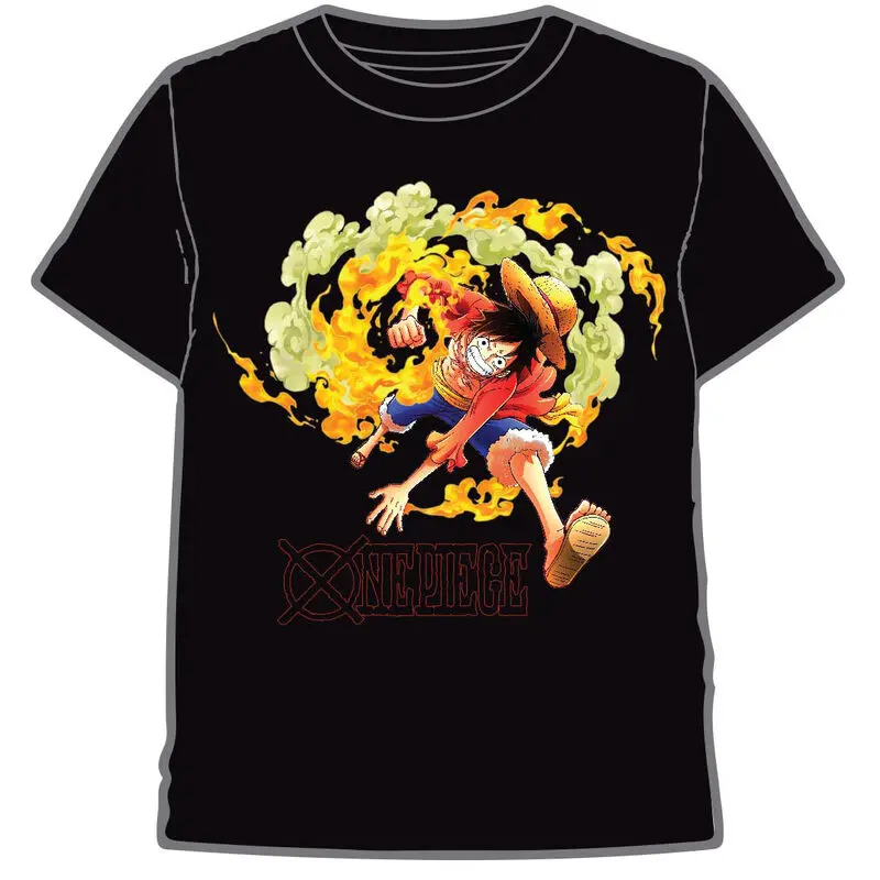 One Piece Luffy Attack tričko fotografii produktu