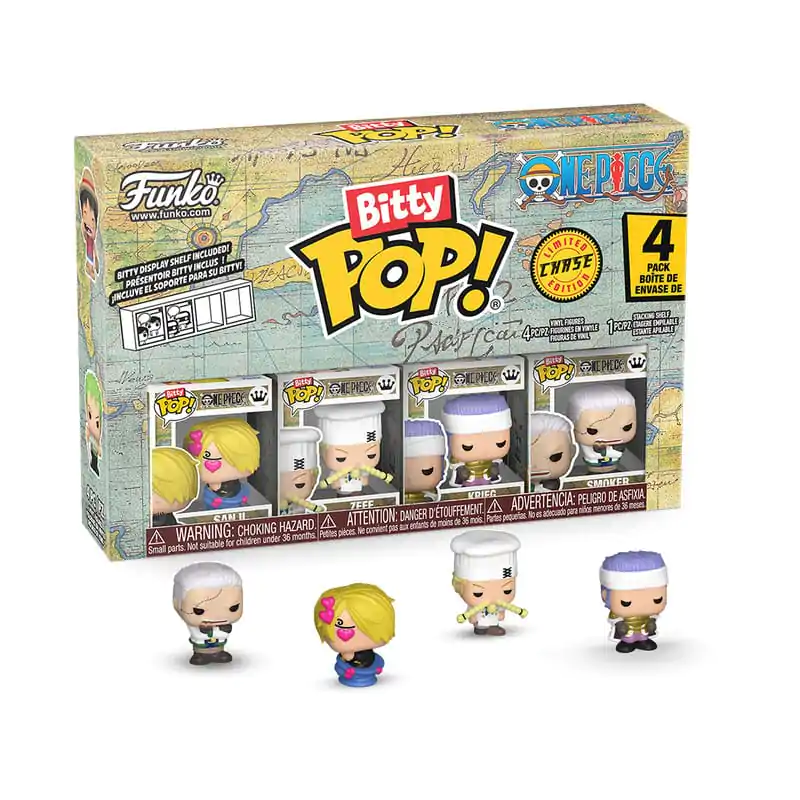 One Piece Bitty Funko POP! Vinylová figurka balení 4 ks Sanji fotografii produktu