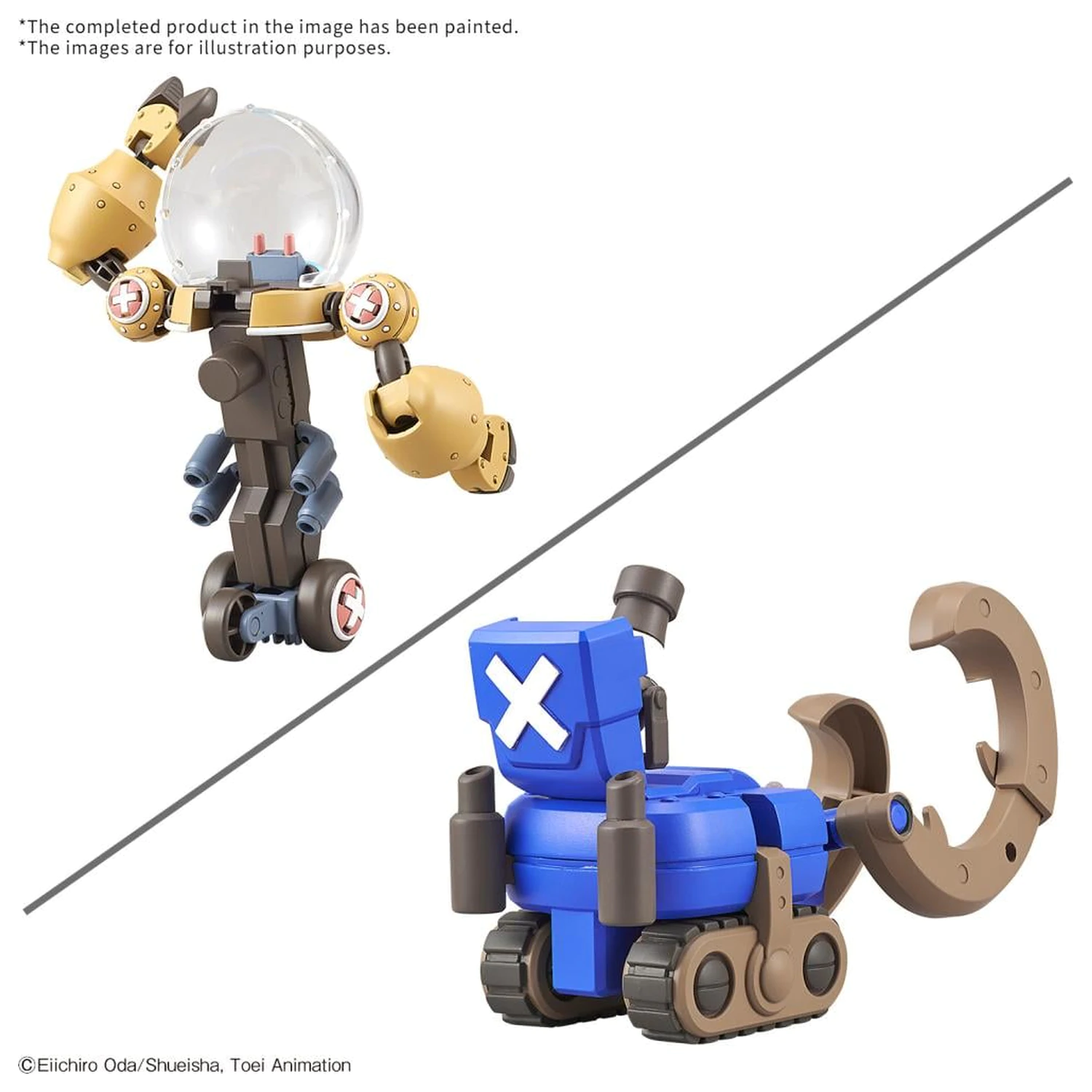 One Piece: Chopper Robo Super 2&3 Těžké brnění & Rohový Dozer - Modelová stavebnice fotografii produktu