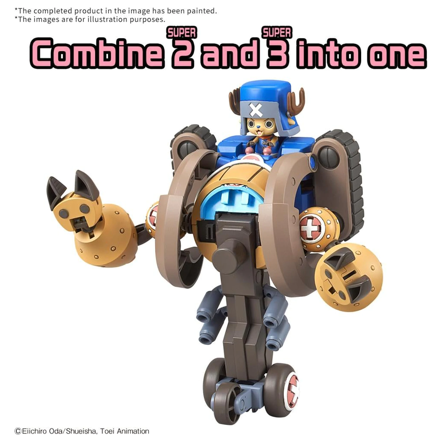 One Piece: Chopper Robo Super 2&3 Těžké brnění & Rohový Dozer - Modelová stavebnice fotografii produktu