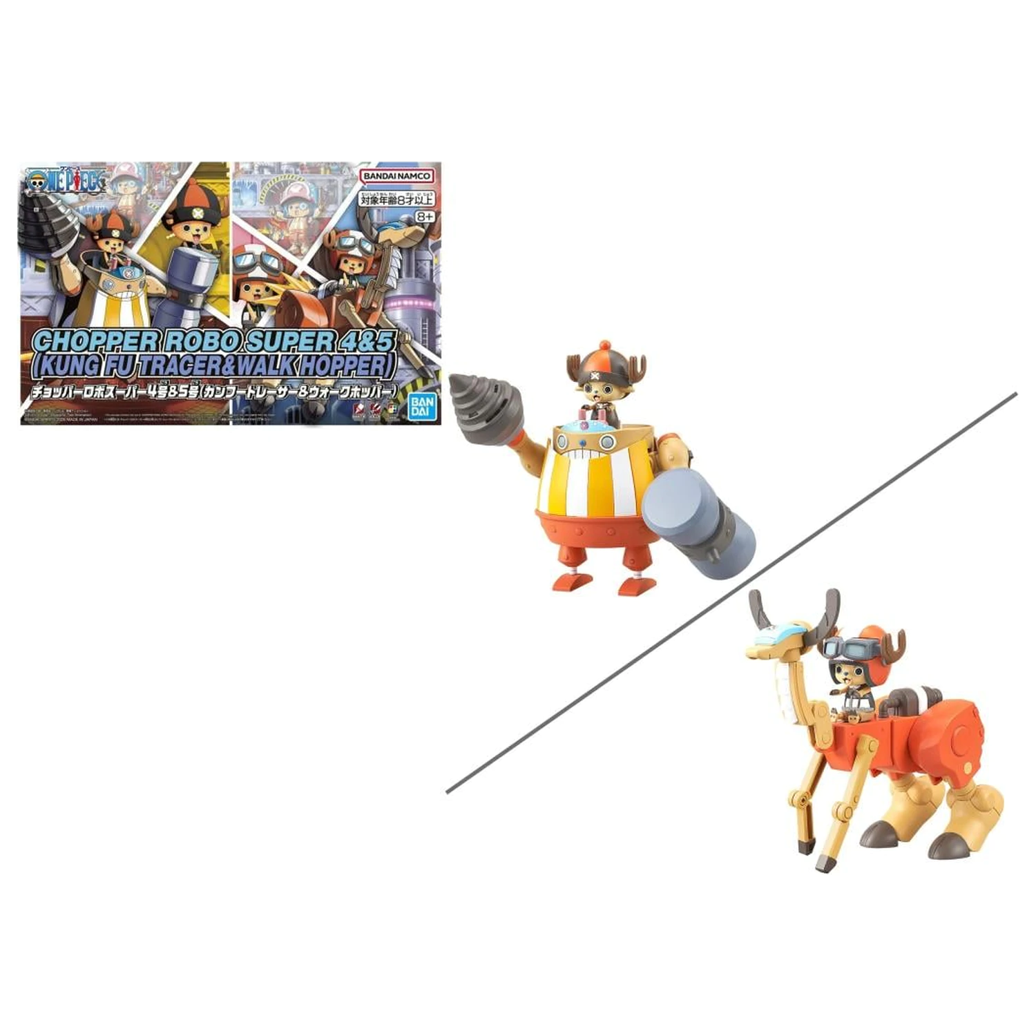 One Piece Chopper Robo Supper 4&5 Kung Fu...& Walk Hopper modelová sada fotografii produktu