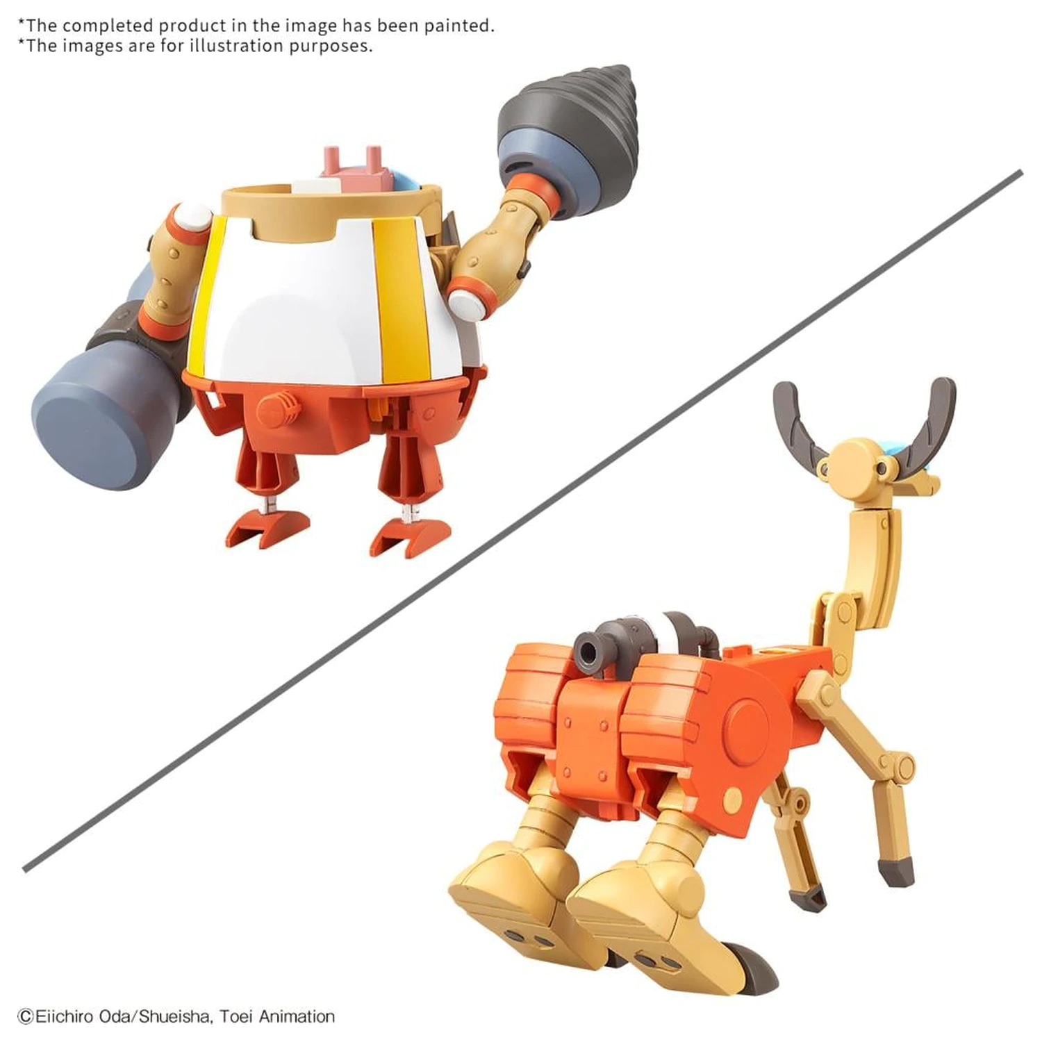 One Piece Chopper Robo Supper 4&5 Kung Fu...& Walk Hopper modelová sada fotografii produktu
