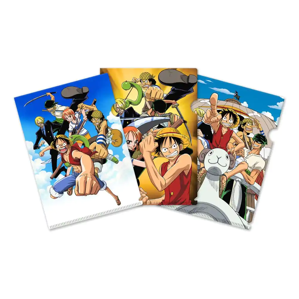 Sada 3 průhledných desek One Piece Classic Adventures fotografii produktu