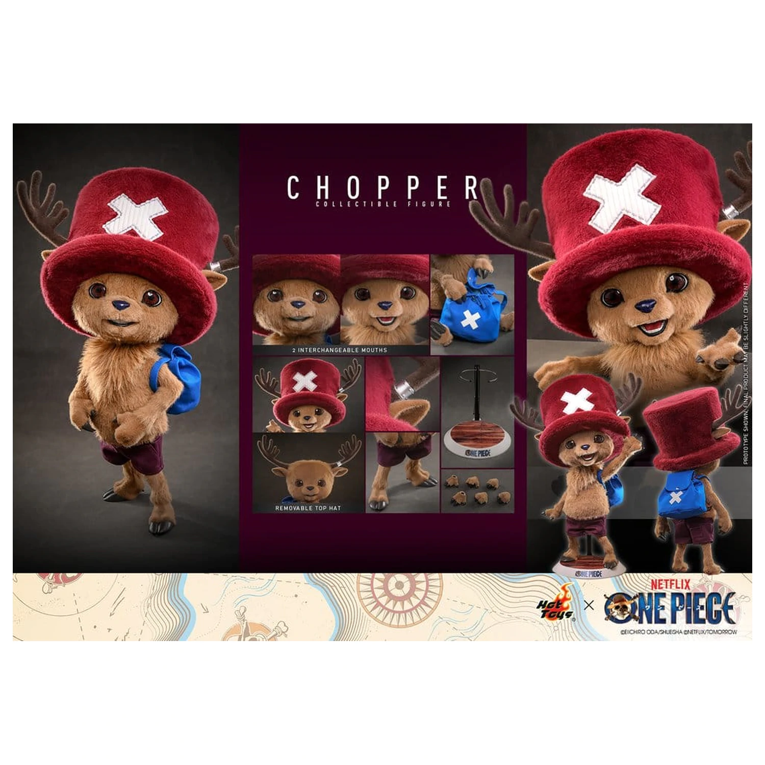 One Piece Sběratelská figurka Akční figurka Chopper 49 cm fotografii produktu