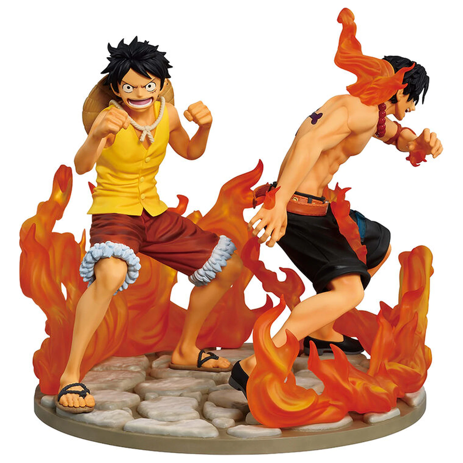 One Piece Dramatic Memories Ace & Luffy Ichibansho figurka 15cm fotografii produktu