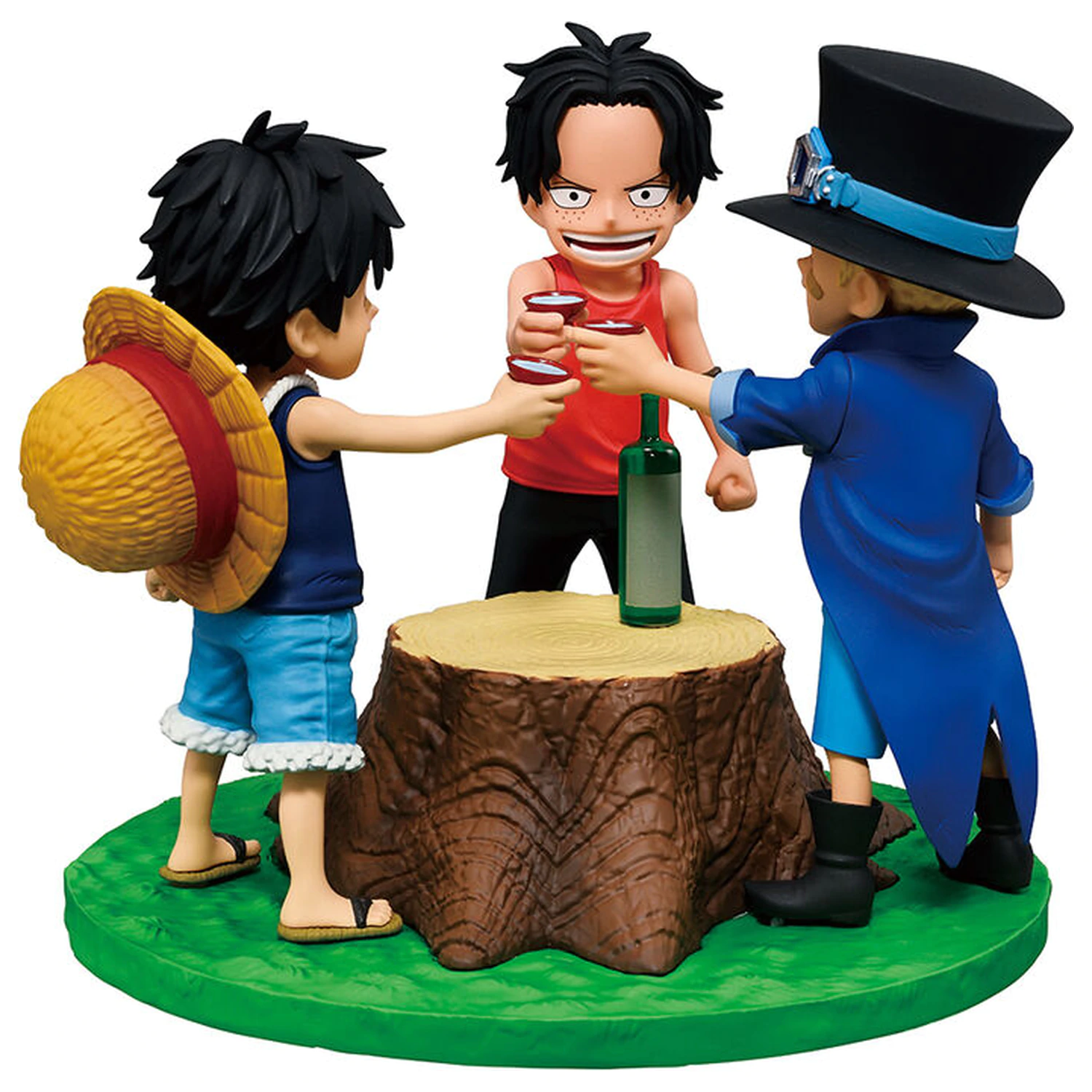 One Piece Dramatic Memories Ace & Sabo & Luffy Ichibansho figurka 10cm fotografii produktu