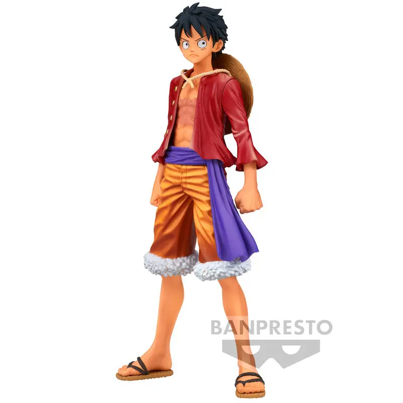 One Piece DXF The Grandline Series Monkey D Luffy Wanokuni figurka 16 cm fotografii produktu