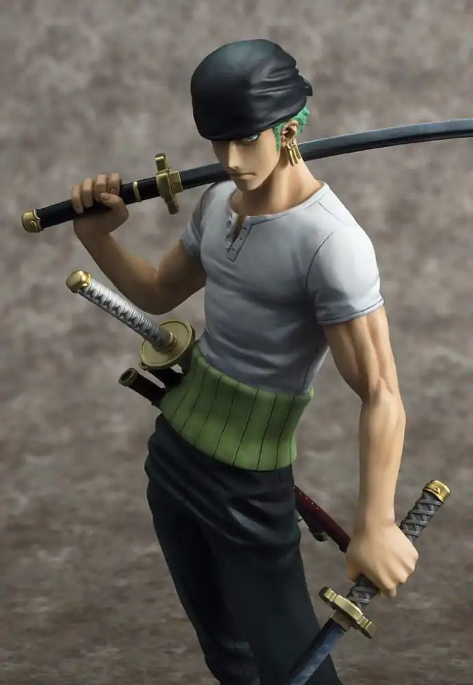 One Piece Excellent Model P.O.P PVC Socha NEO-DX Roronoa Zoro 10th Limited Verze 23 cm fotografii produktu