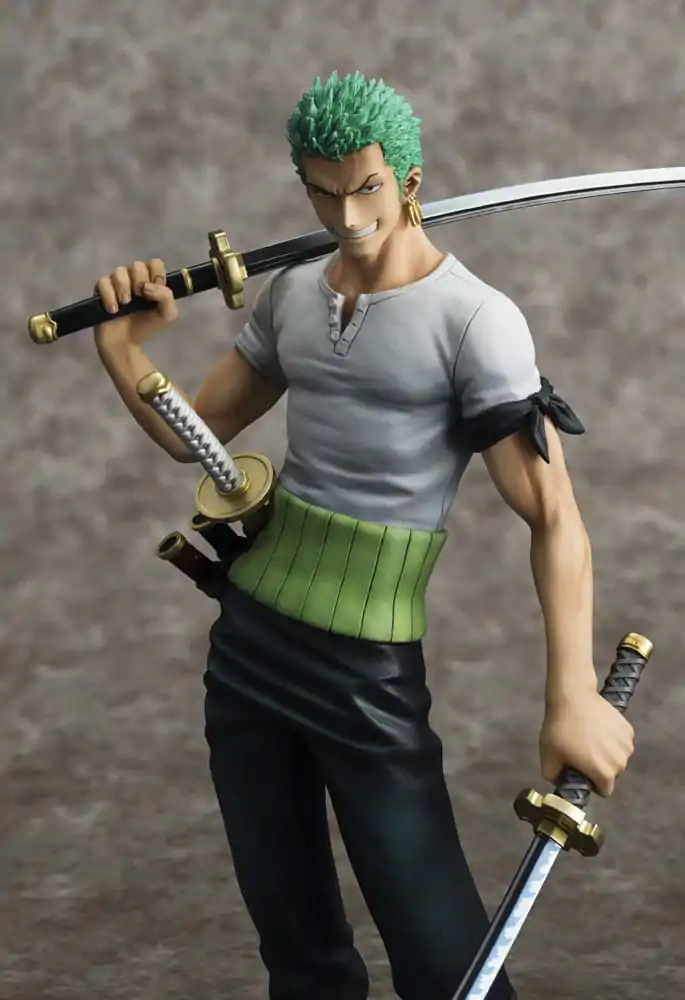 One Piece Excellent Model P.O.P PVC Socha NEO-DX Roronoa Zoro 10th Limited Verze 23 cm fotografii produktu