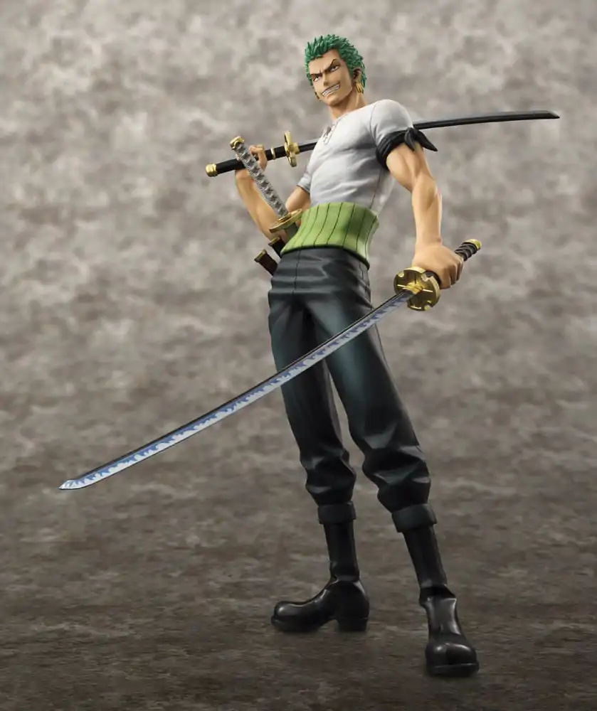 One Piece Excellent Model P.O.P PVC Socha NEO-DX Roronoa Zoro 10th Limited Verze 23 cm fotografii produktu