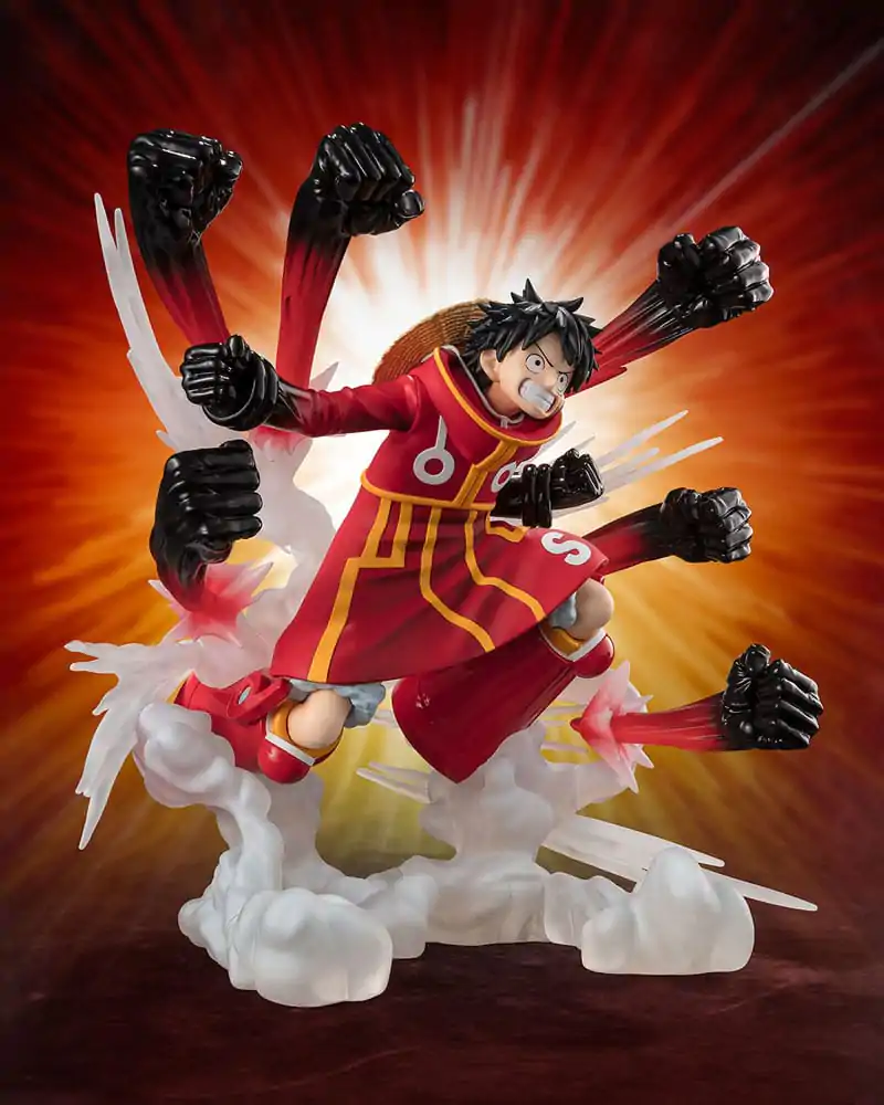 One Piece Figuarts ZERO Extra Battle PVC Soška Monkey D. Luffy -Gum Gum Hawk Gatling- 19 cm fotografii produktu