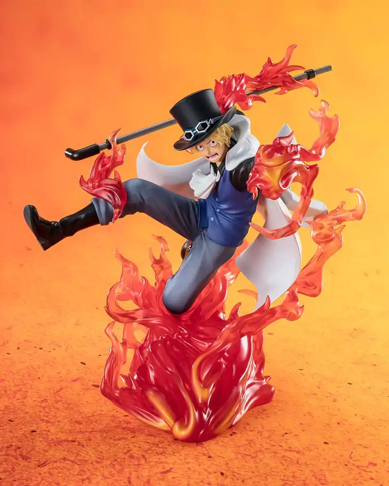 One Piece Figuarts ZERO Extra Battle PVC Soška Sabo Fire Fist Rook Check 19 cm fotografii produktu