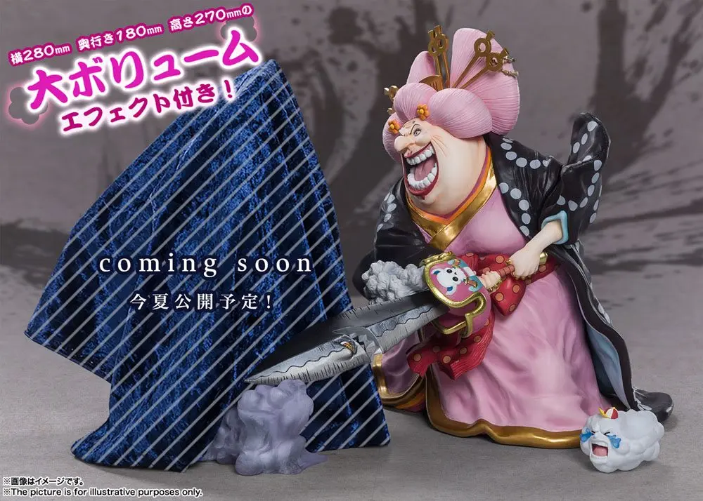 One Piece FiguartsZERO PVC Socha Extra Battle Charlotte Linlin 31 cm fotografii produktu
