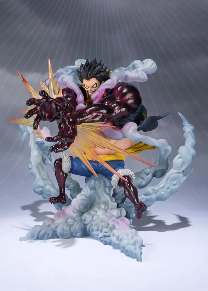 One Piece FiguartsZERO PVC Socha Monkey D. Luffy Gear 4 Leo Bazooka Opětovné vydání 18 cm fotografii produktu