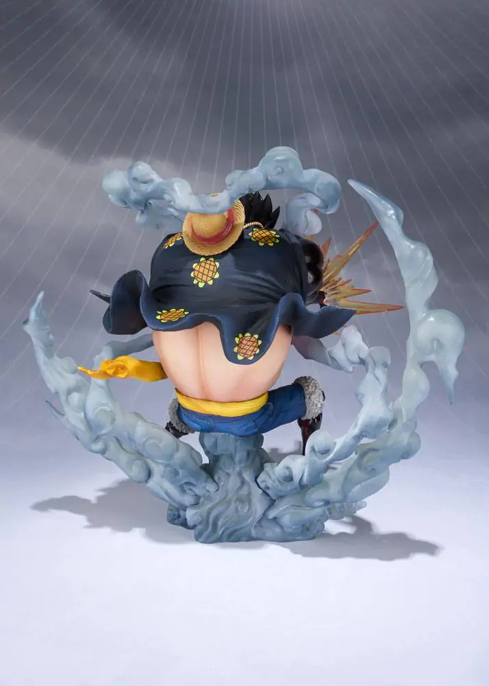 One Piece FiguartsZERO PVC Socha Monkey D. Luffy Gear 4 Leo Bazooka Opětovné vydání 18 cm fotografii produktu