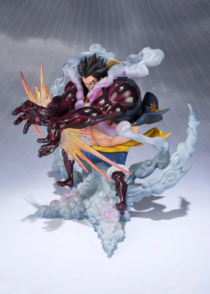 One Piece FiguartsZERO PVC Socha Monkey D. Luffy Gear 4 Leo Bazooka Opětovné vydání 18 cm fotografii produktu