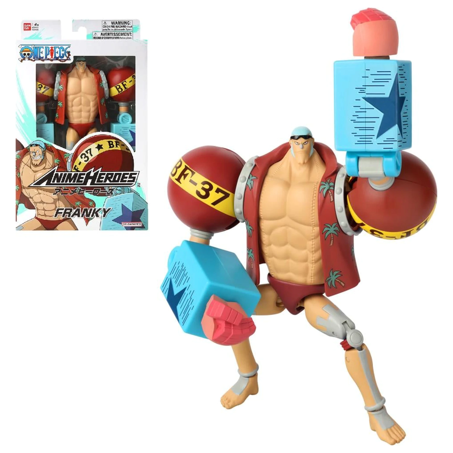 One Piece Franky Figurka Anime Heroes 17 cm fotografii produktu