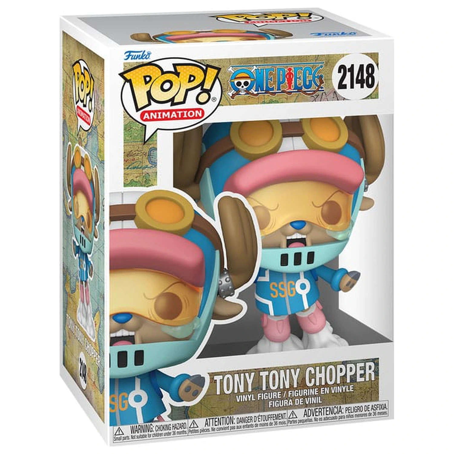 One Piece Funko POP! Animační figurka Chopper (Vejce) 9 cm fotografii produktu