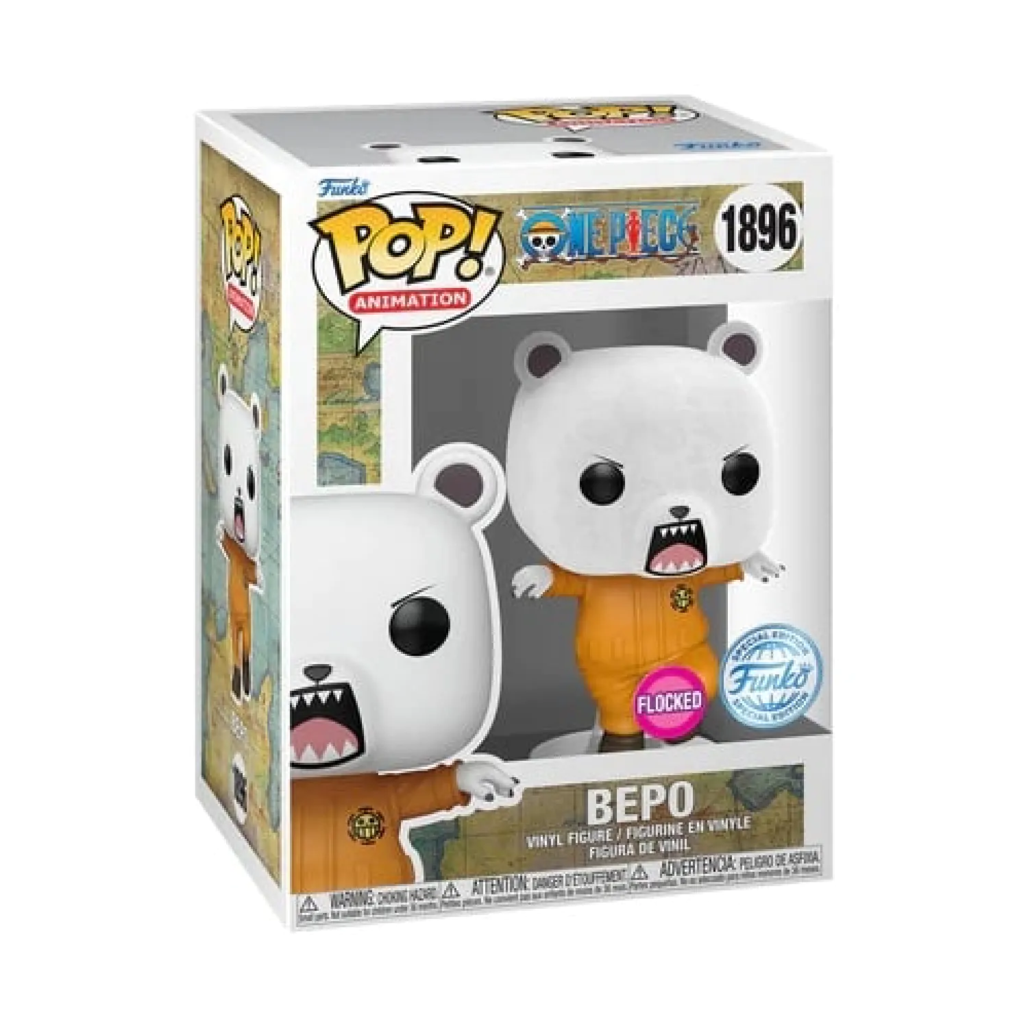 One Piece Funko POP! Animation vinylová figurka Bepo (Flocked) Exclusive 9 cm fotografii produktu