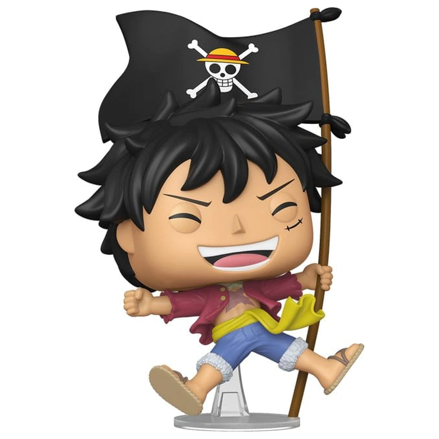 One Piece Funko POP! Vinyl Animation figurka Luffy s vlajkou 9 cm fotografii produktu