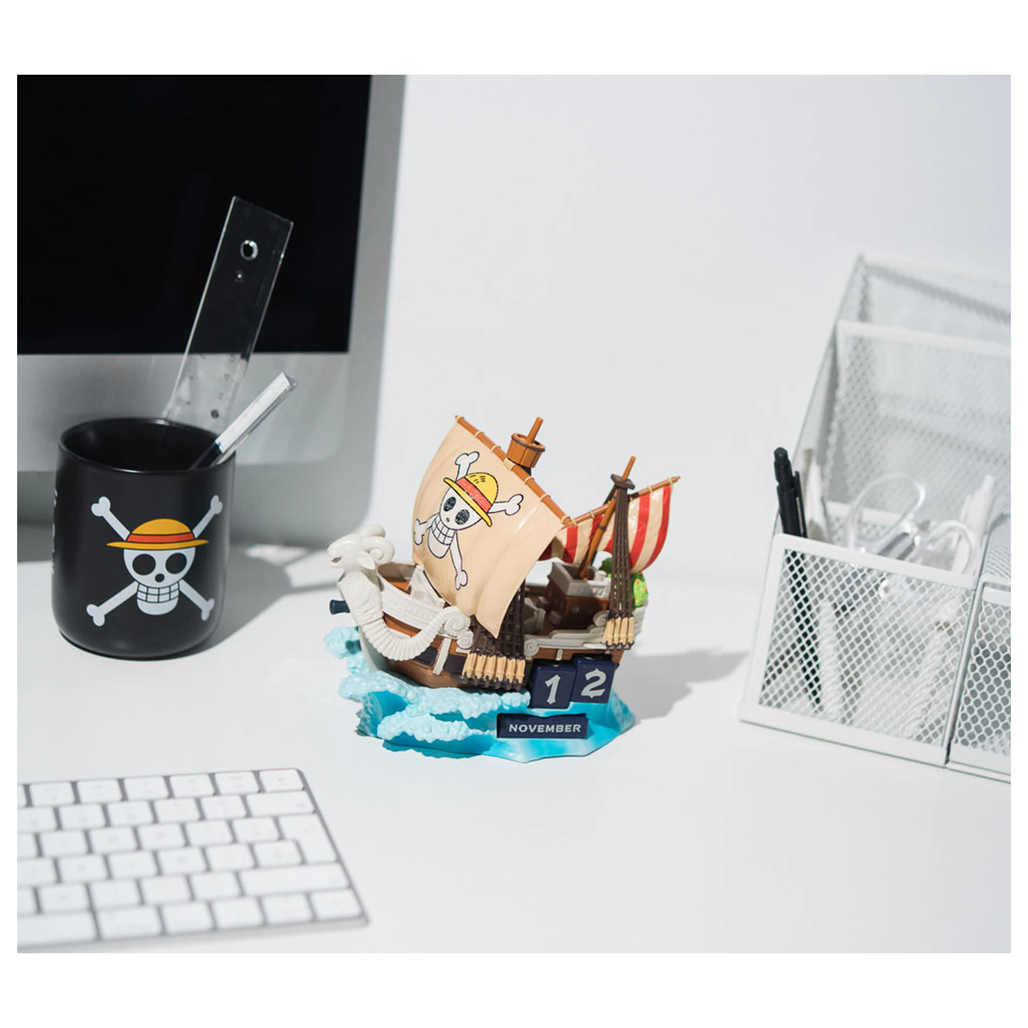 One Piece Going Merry 3D věčný kalendář fotografii produktu