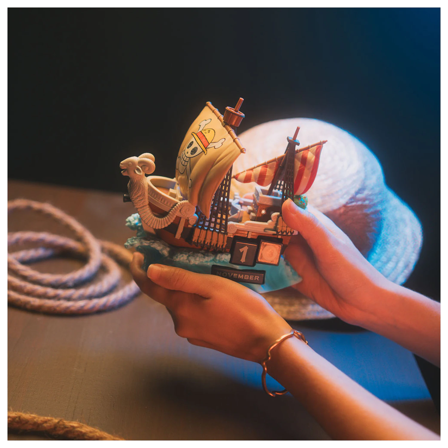 One Piece Going Merry 3D věčný kalendář fotografii produktu