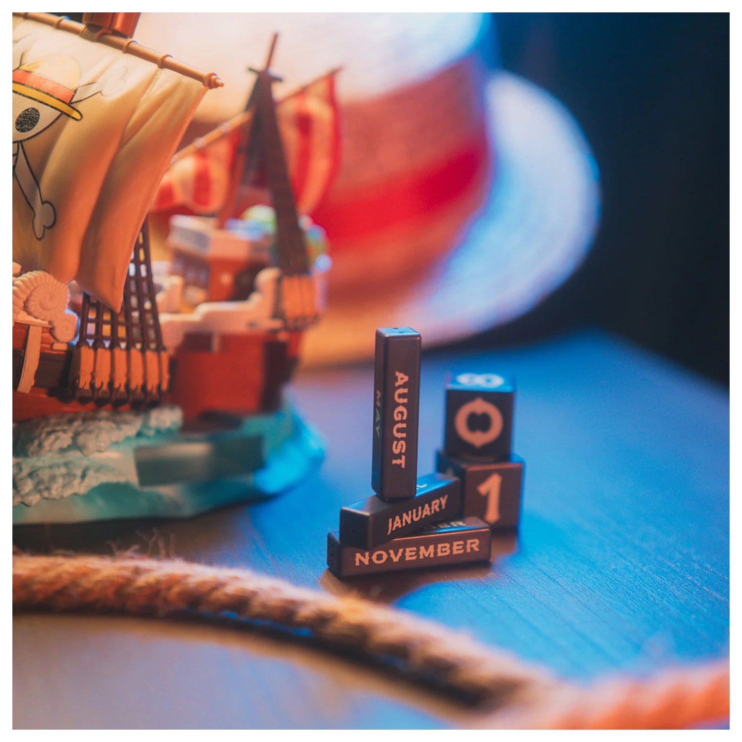 One Piece Going Merry 3D věčný kalendář fotografii produktu