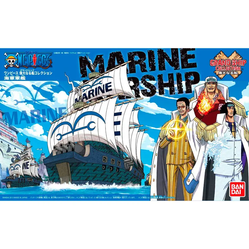 One Piece Grand Ship Collection Model lodi Marine figurka stavebnice 15 cm fotografii produktu