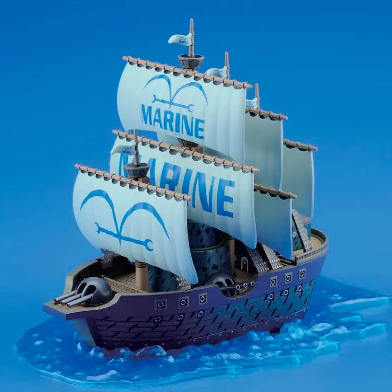 One Piece Grand Ship Collection Model lodi Marine figurka stavebnice 15 cm fotografii produktu