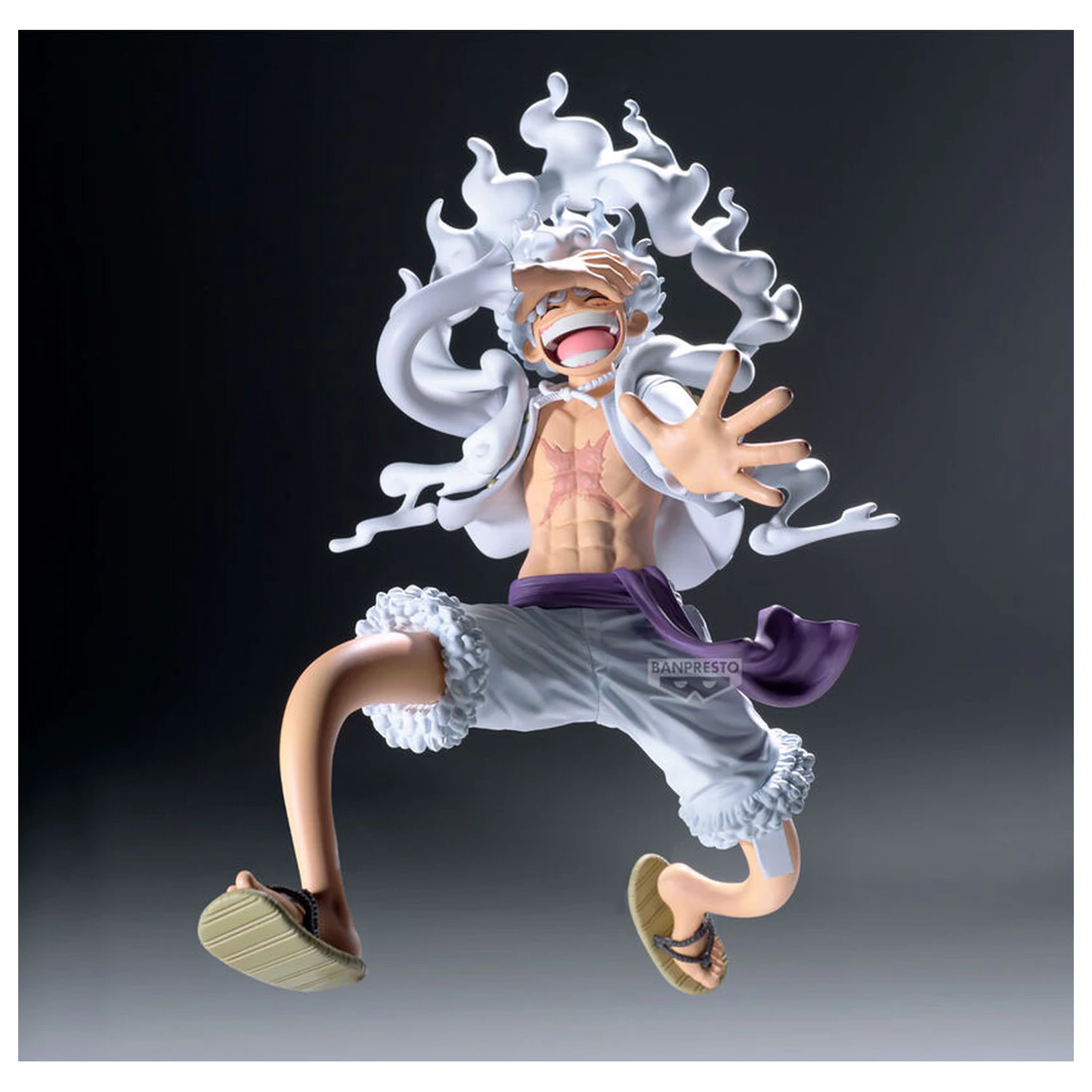 One Piece Grandista Monkey D Luffy Gear 5 figurka 27cm fotografii produktu