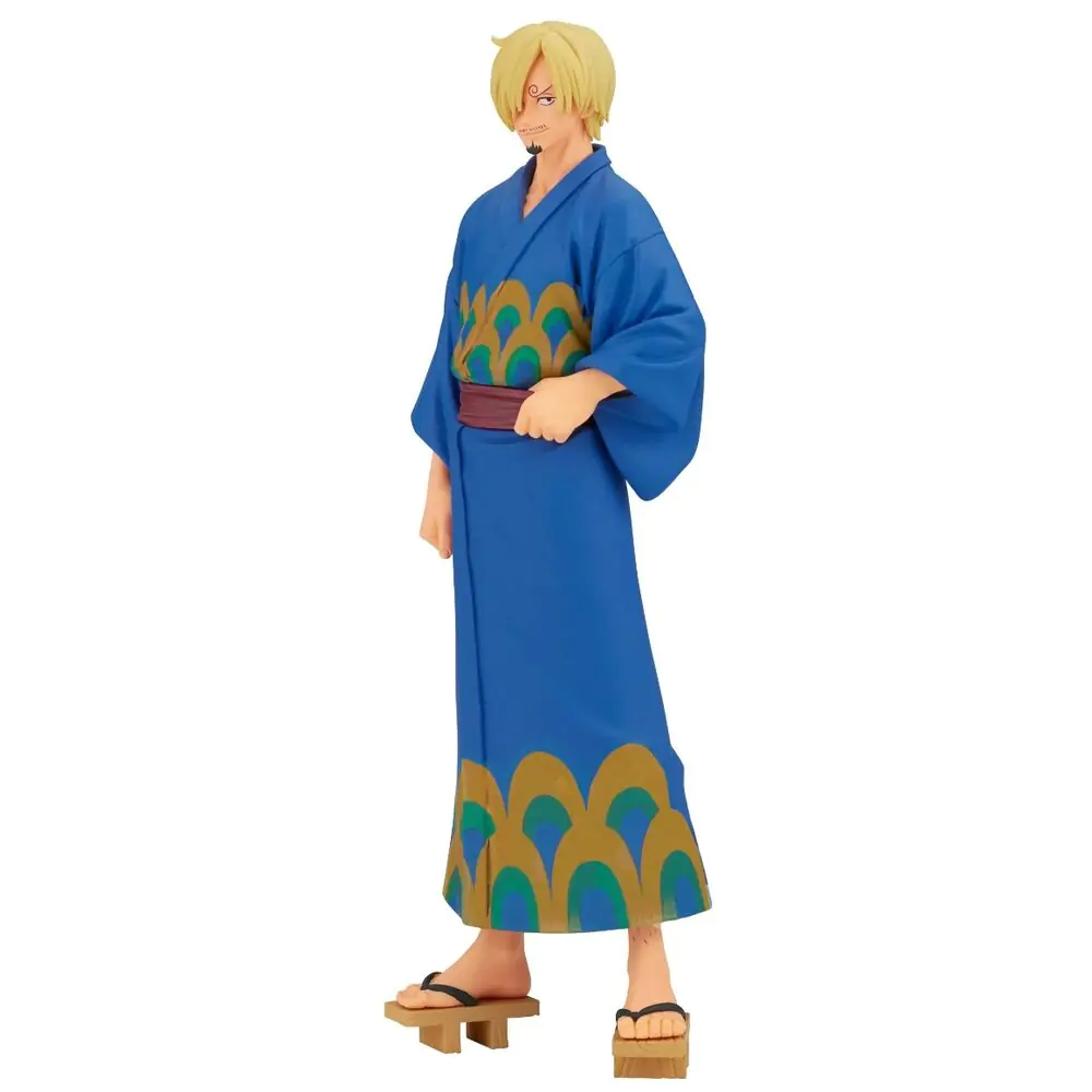 One Piece Grandline Series Wanokuni Yukata Silvers Sanji figurka 17 cm fotografii produktu