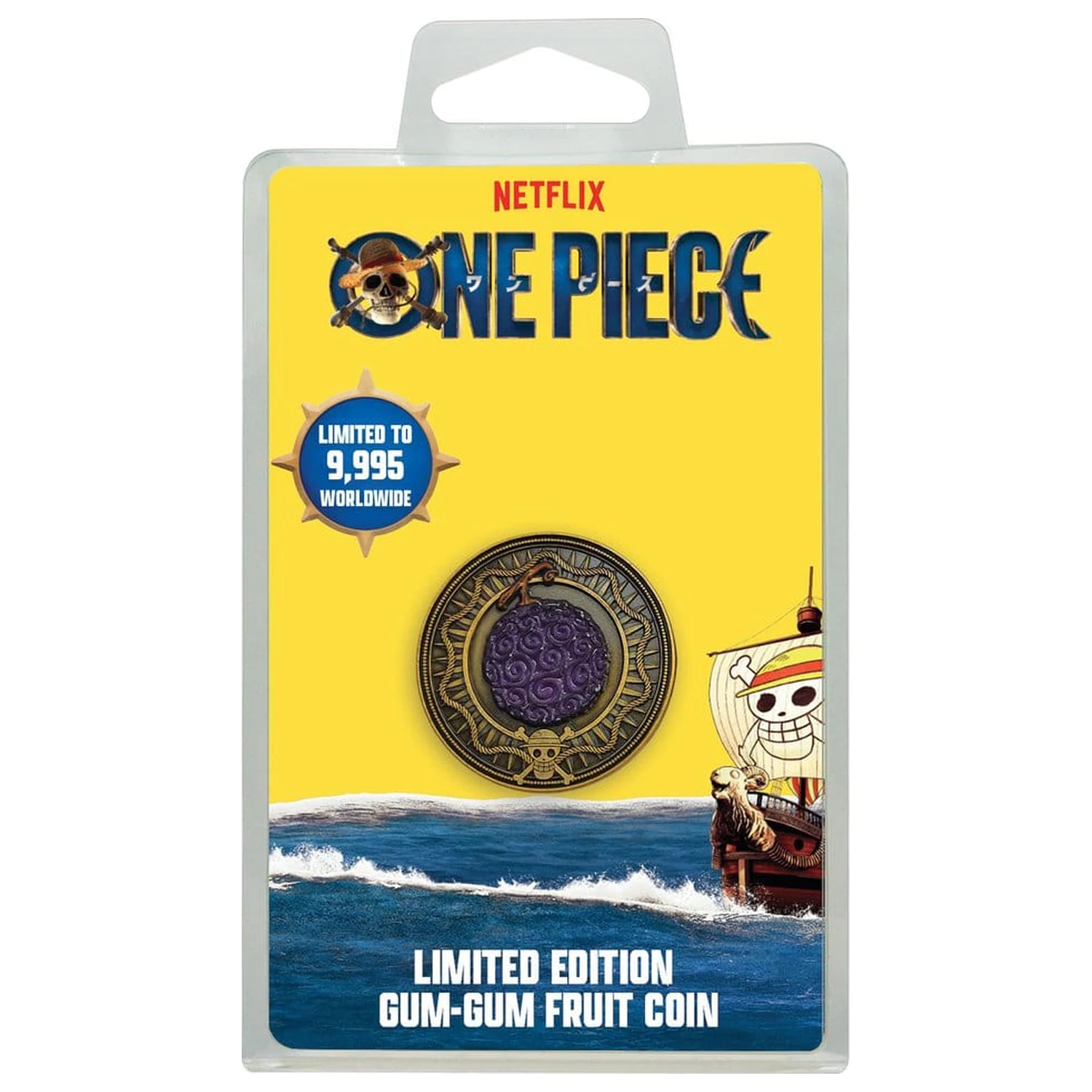 One Piece Sběratelská mince Gum Gum Coin Limited Edition 4 cm fotografii produktu