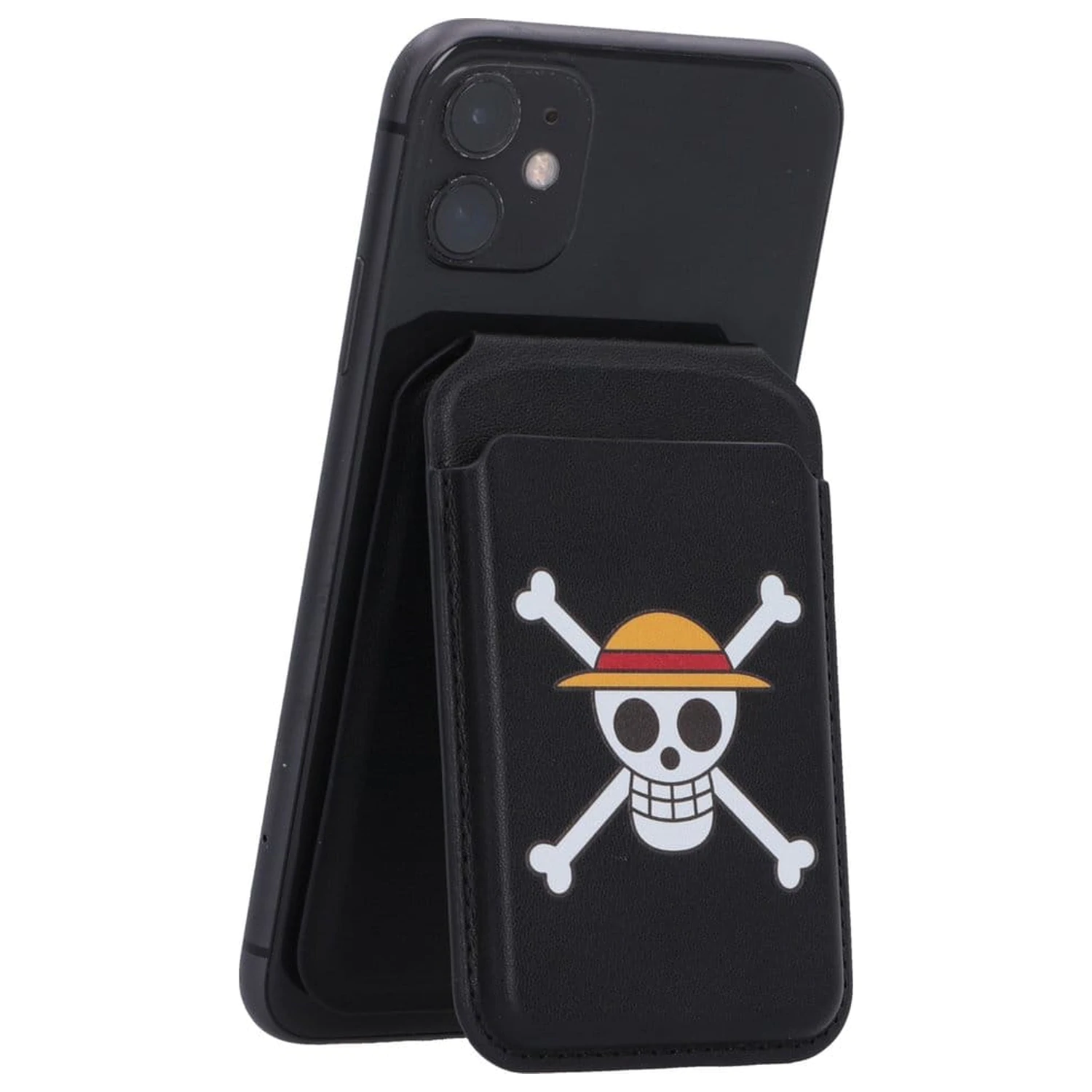 One Piece držák na karty Luffy Jolly Roger černý 10 cm fotografii produktu
