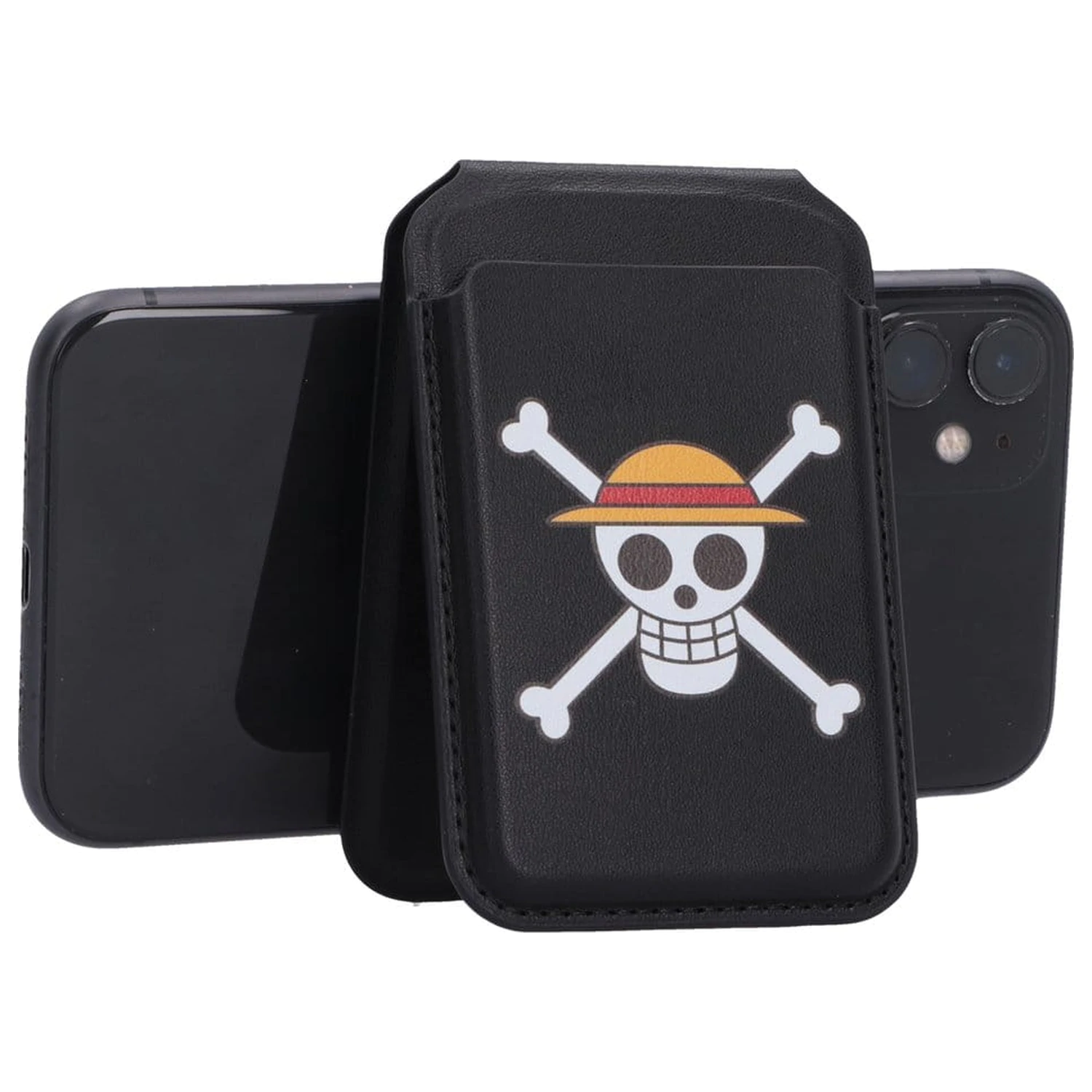 One Piece držák na karty Luffy Jolly Roger černý 10 cm fotografii produktu