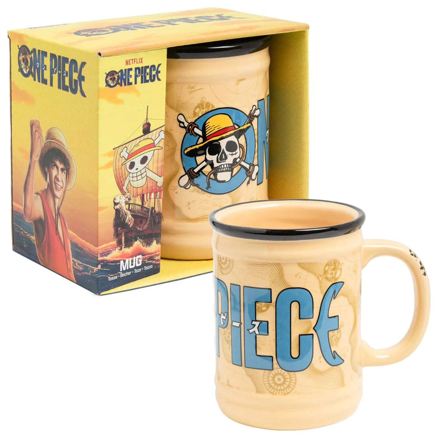 One Piece hrnek ve tvaru Jolly Roger fotografii produktu