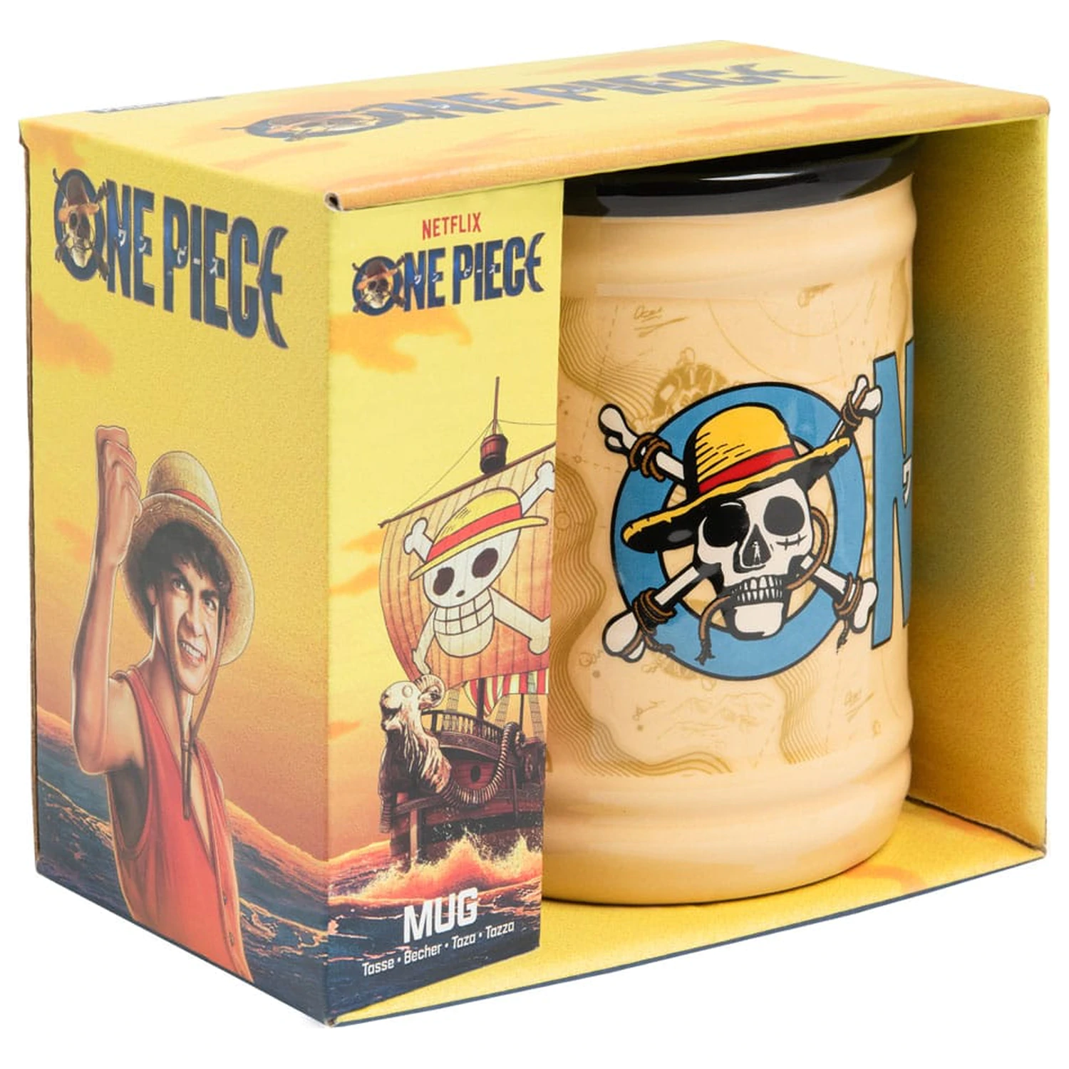 One Piece hrnek ve tvaru Jolly Roger fotografii produktu
