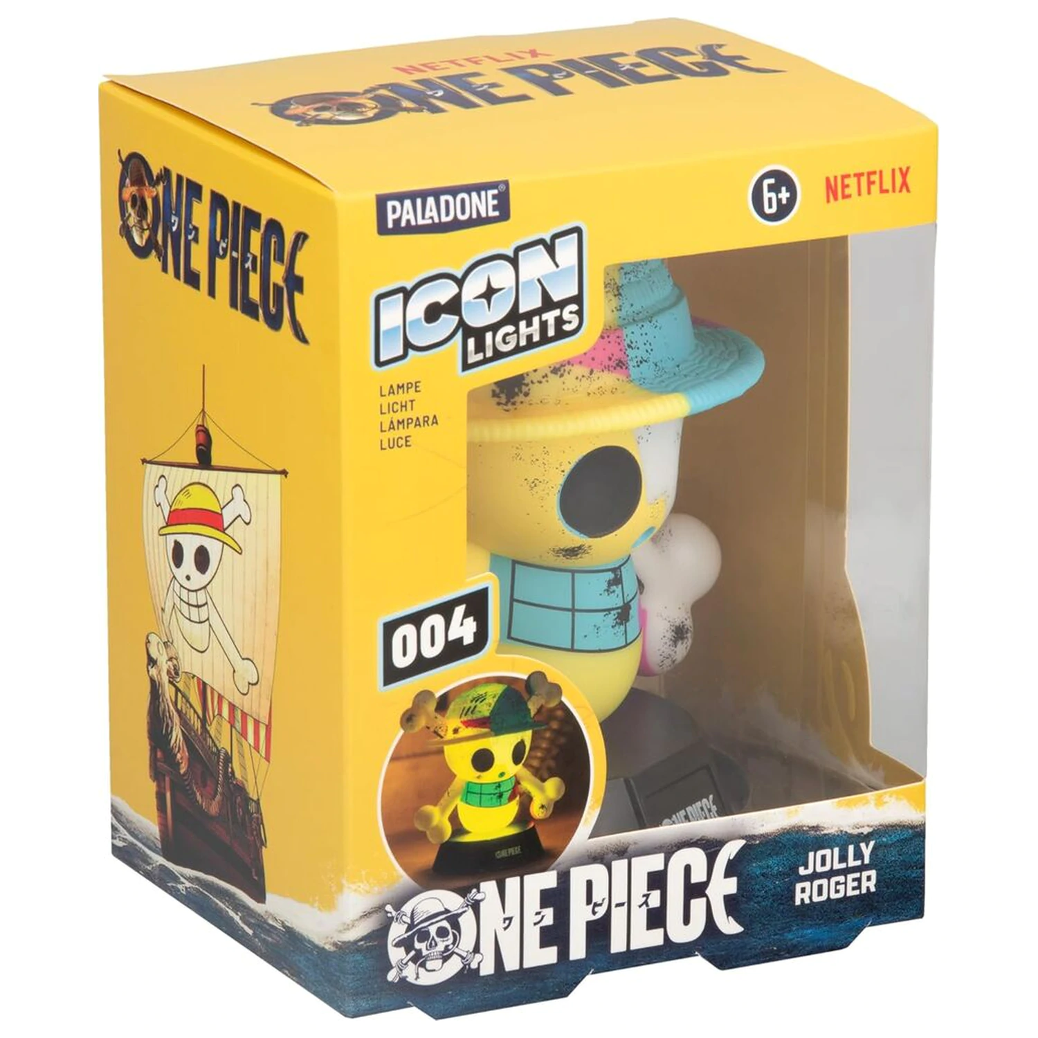 One Piece Jolly Roger Icon lampa fotografii produktu