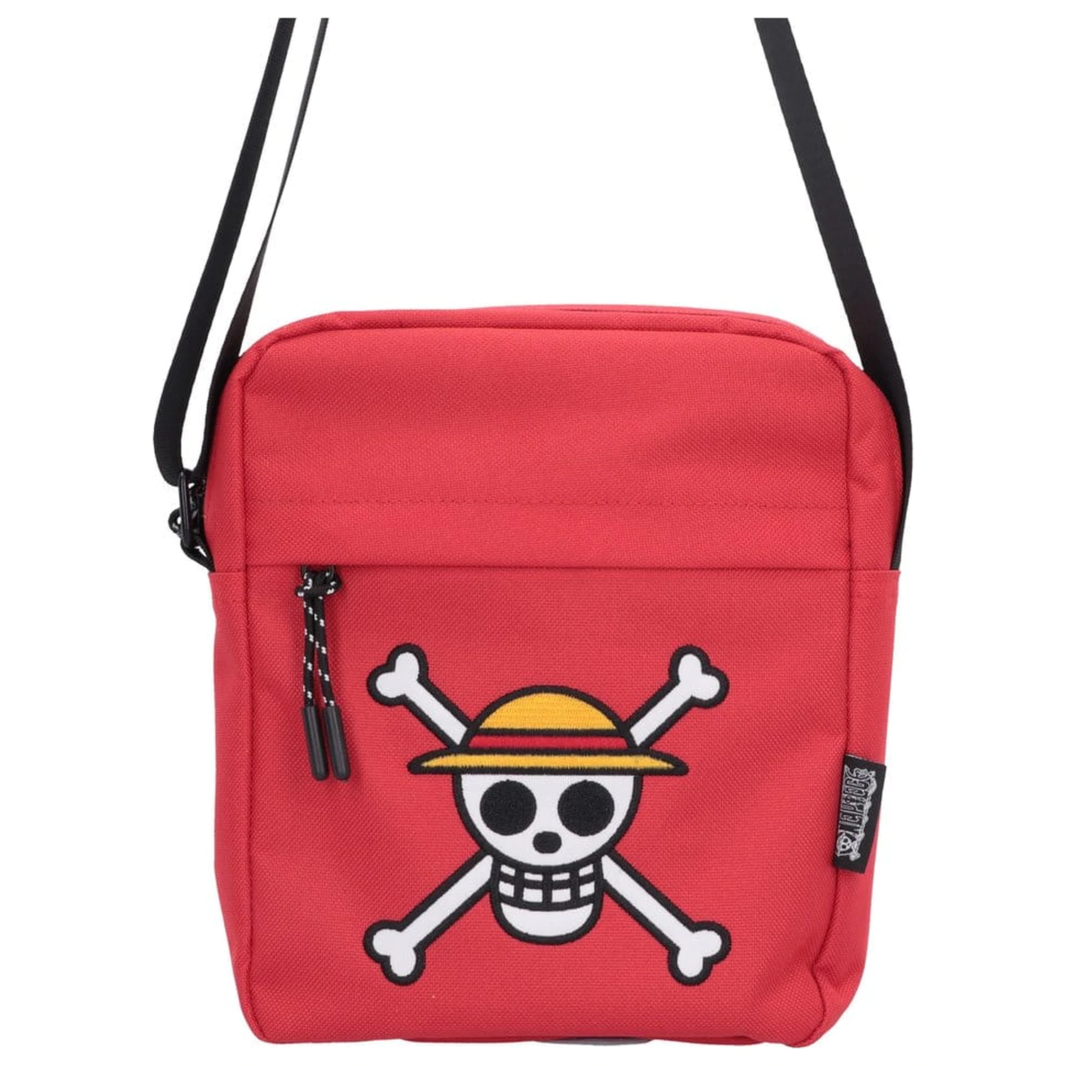 One Piece Crossbody Taška Luffy Jolly Roger (Red) 23 cm fotografii produktu