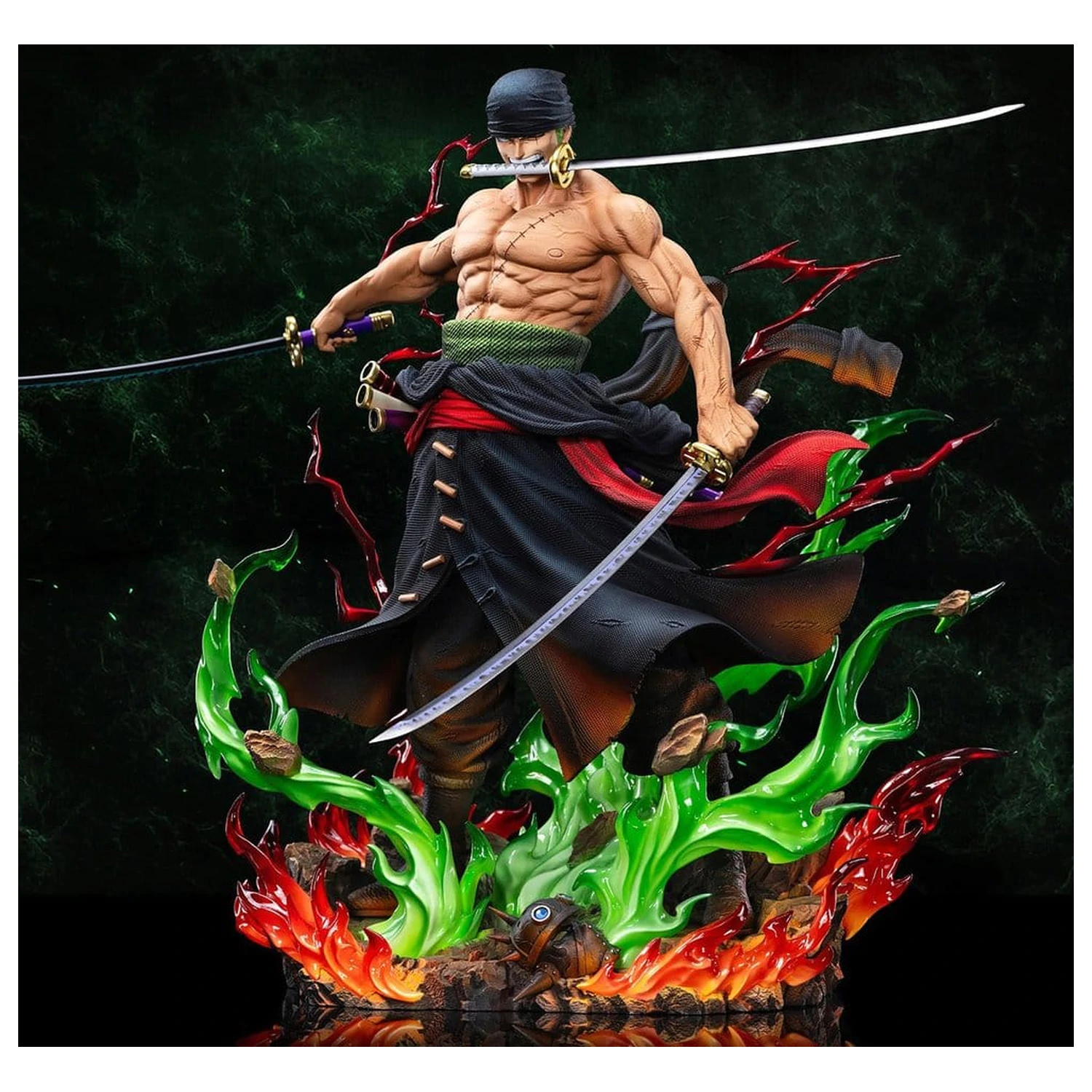 One Piece Legendary Straw Hat Crew Series Socha Roronoa Zoro (Premium Version) 34 cm fotografii produktu