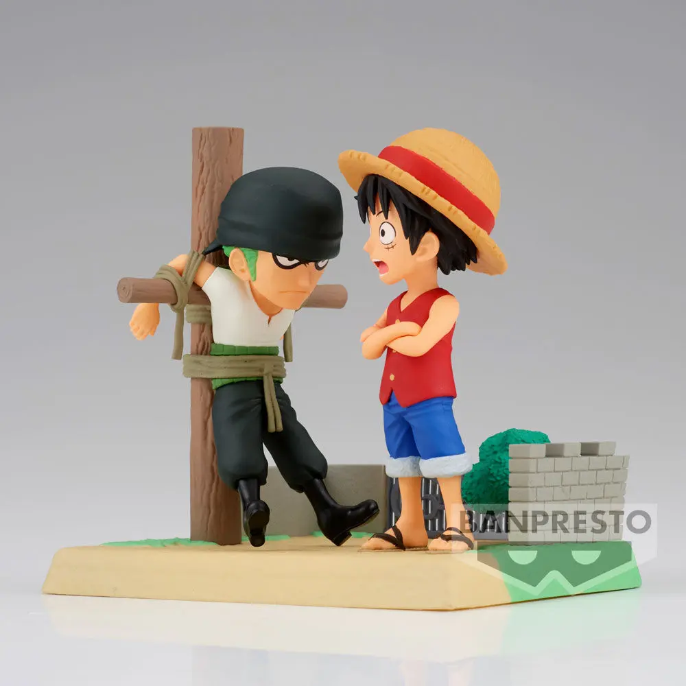 Figurka One Piece Log Stories Monkey D Luffy & Roronoa Zoro 7cm fotografii produktu