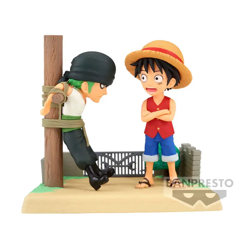 Figurka One Piece Log Stories Monkey D Luffy & Roronoa Zoro 7cm fotografii produktu