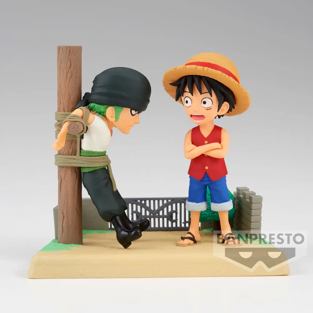 Figurka One Piece Log Stories Monkey D Luffy & Roronoa Zoro 7cm fotografii produktu